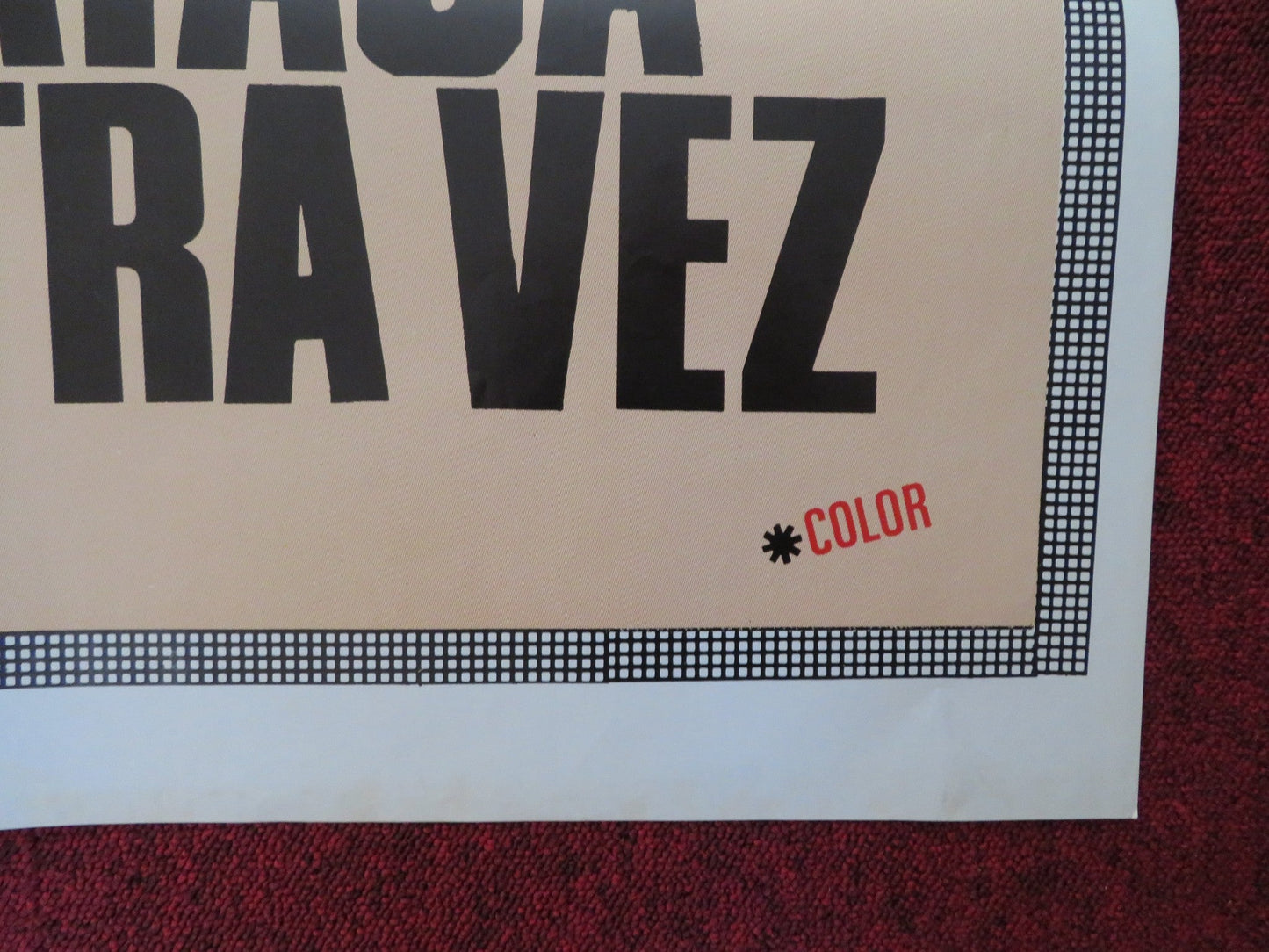 THE SIX DIRECTIONS OF BOXING FOLDED SPANISH POSTER YUEN HSIAO TIEN 1980 Rendezvous Cinema Movie posters