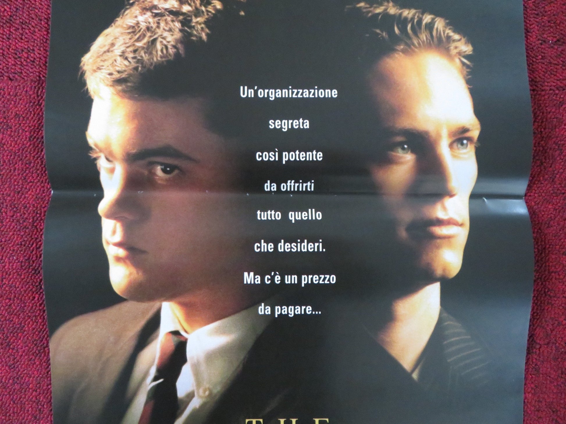 THE SKULLS ITALIAN LOCANDINA POSTER JOSHUA JACKSON PAUL WALKER 2000 Rendezvous Cinema Movie posters