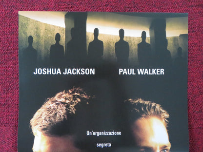 THE SKULLS ITALIAN LOCANDINA POSTER JOSHUA JACKSON PAUL WALKER 2000 Rendezvous Cinema Movie posters