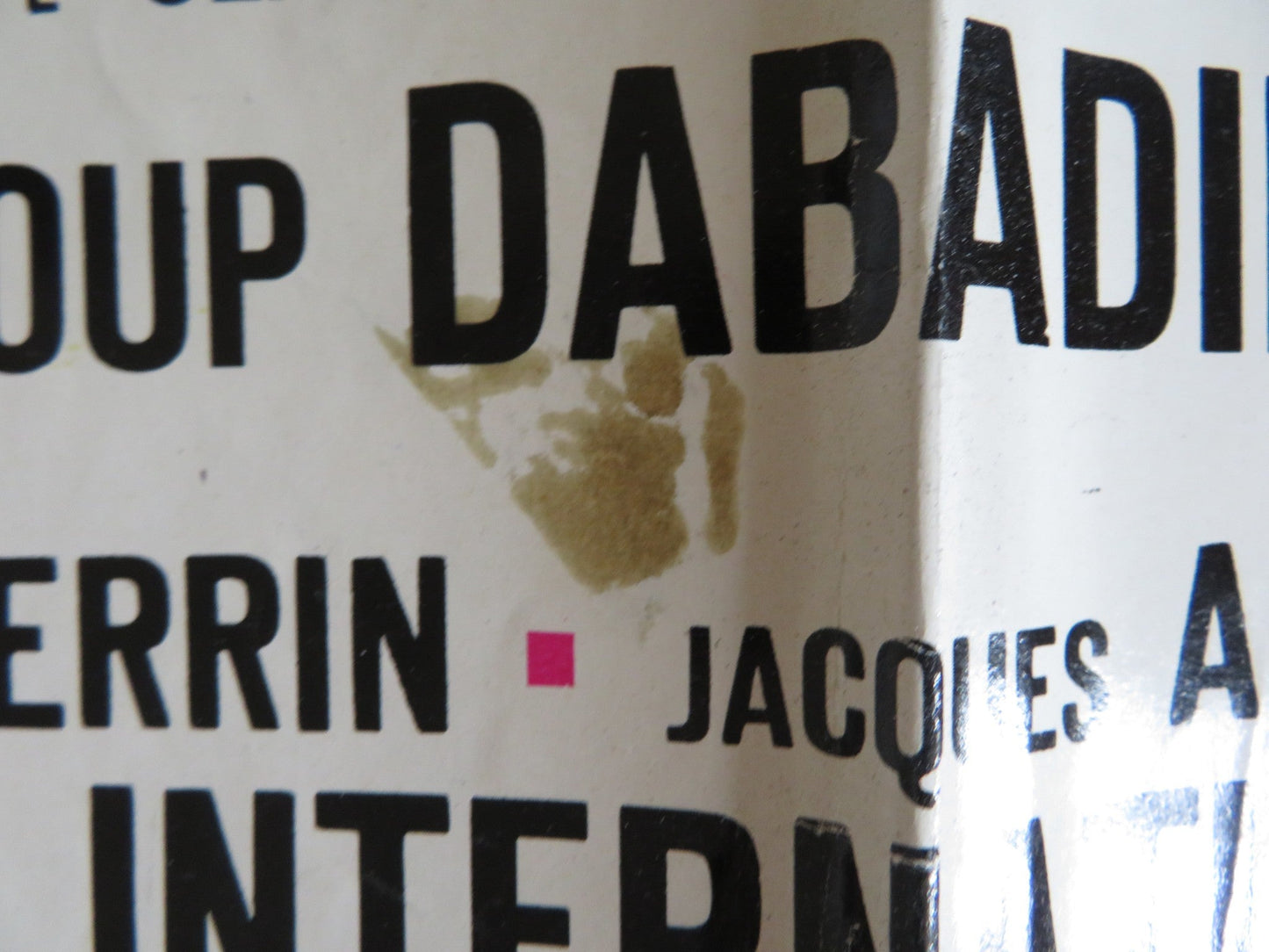 THE SLAP ITALIAN FOGLIO POSTER LINO VENTURA ANNIE GIRARDOT 1974 Rendezvous Cinema Movie posters