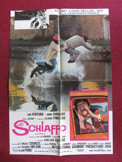 THE SLAP ITALIAN FOGLIO POSTER LINO VENTURA ANNIE GIRARDOT 1974 Rendezvous Cinema Movie posters