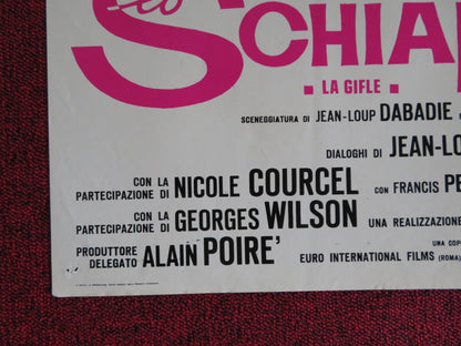 THE SLAP ITALIAN FOGLIO POSTER LINO VENTURA ANNIE GIRARDOT 1974 Rendezvous Cinema Movie posters