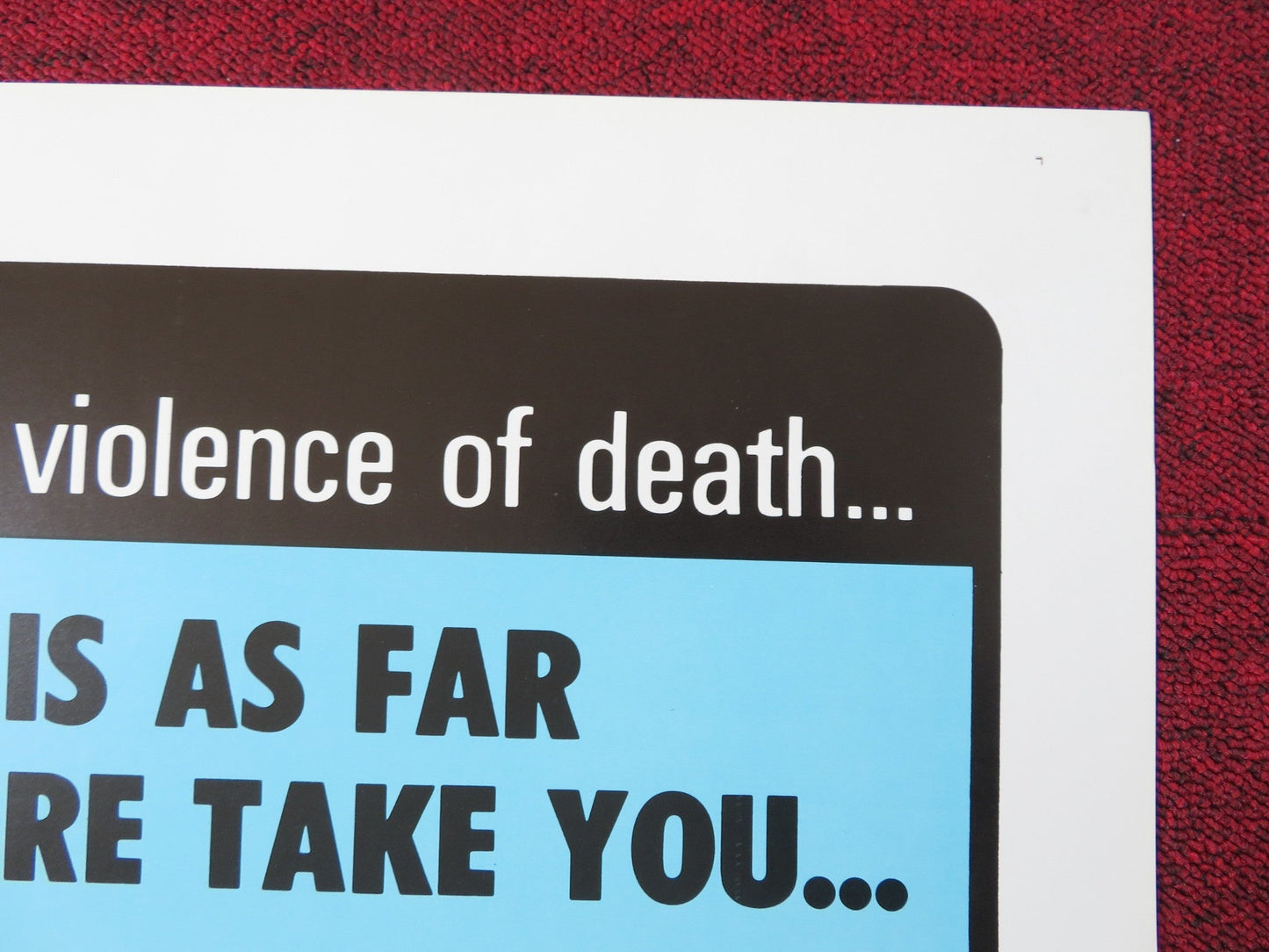 THE SLASHER IS THE SEX MANIAC US TRI FOLDED ONE SHEET ROLLED POSTER 1974 Rendezvous Cinema Movie posters