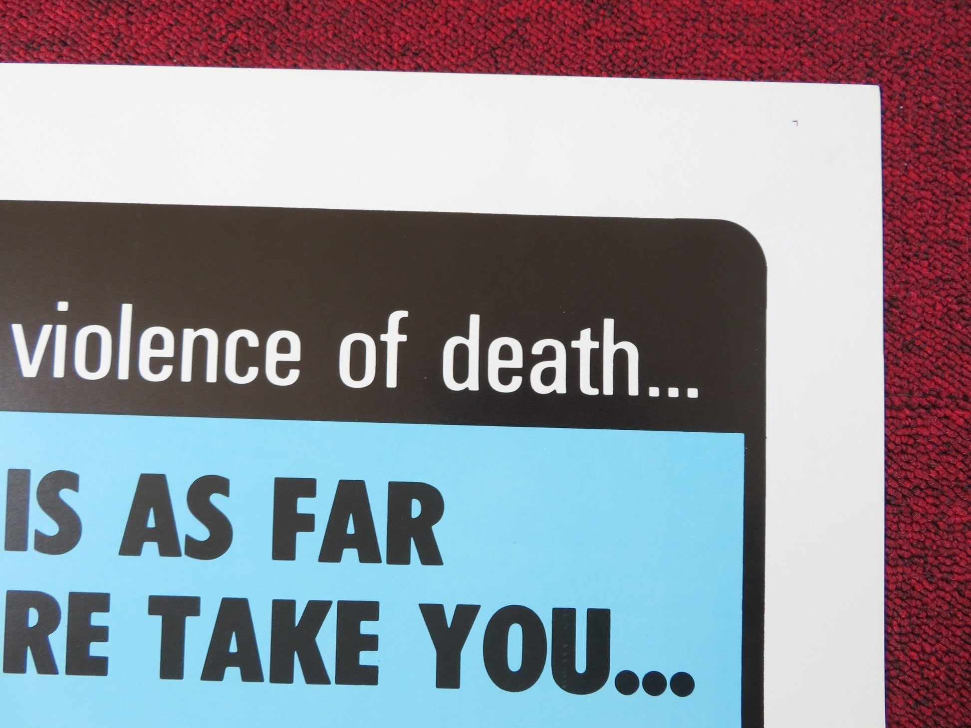 THE SLASHER IS THE SEX MANIAC US TRI FOLDED ONE SHEET ROLLED POSTER 1974 Rendezvous Cinema Movie posters