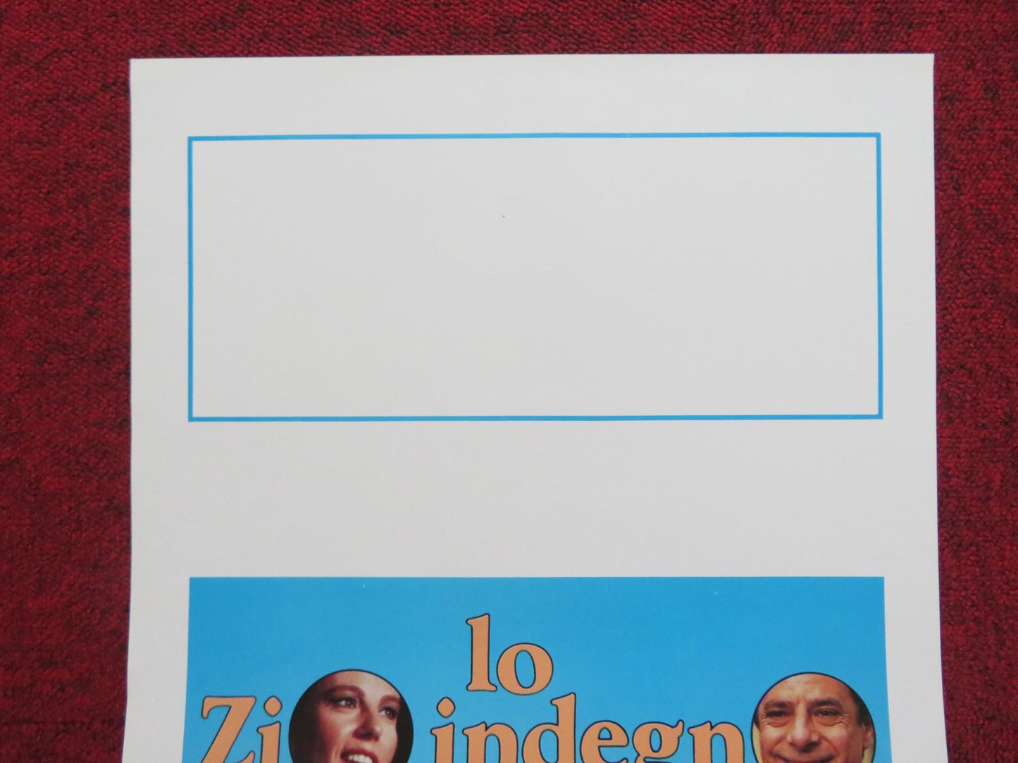 THE SLEAZY UNCLE ITALIAN LOCANDINA POSTER VITTORIO GASSMAN G. GIANNINI 1989 Rendezvous Cinema Movie posters