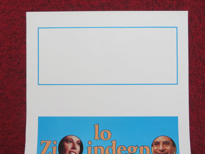 THE SLEAZY UNCLE ITALIAN LOCANDINA POSTER VITTORIO GASSMAN G. GIANNINI 1989 Rendezvous Cinema Movie posters