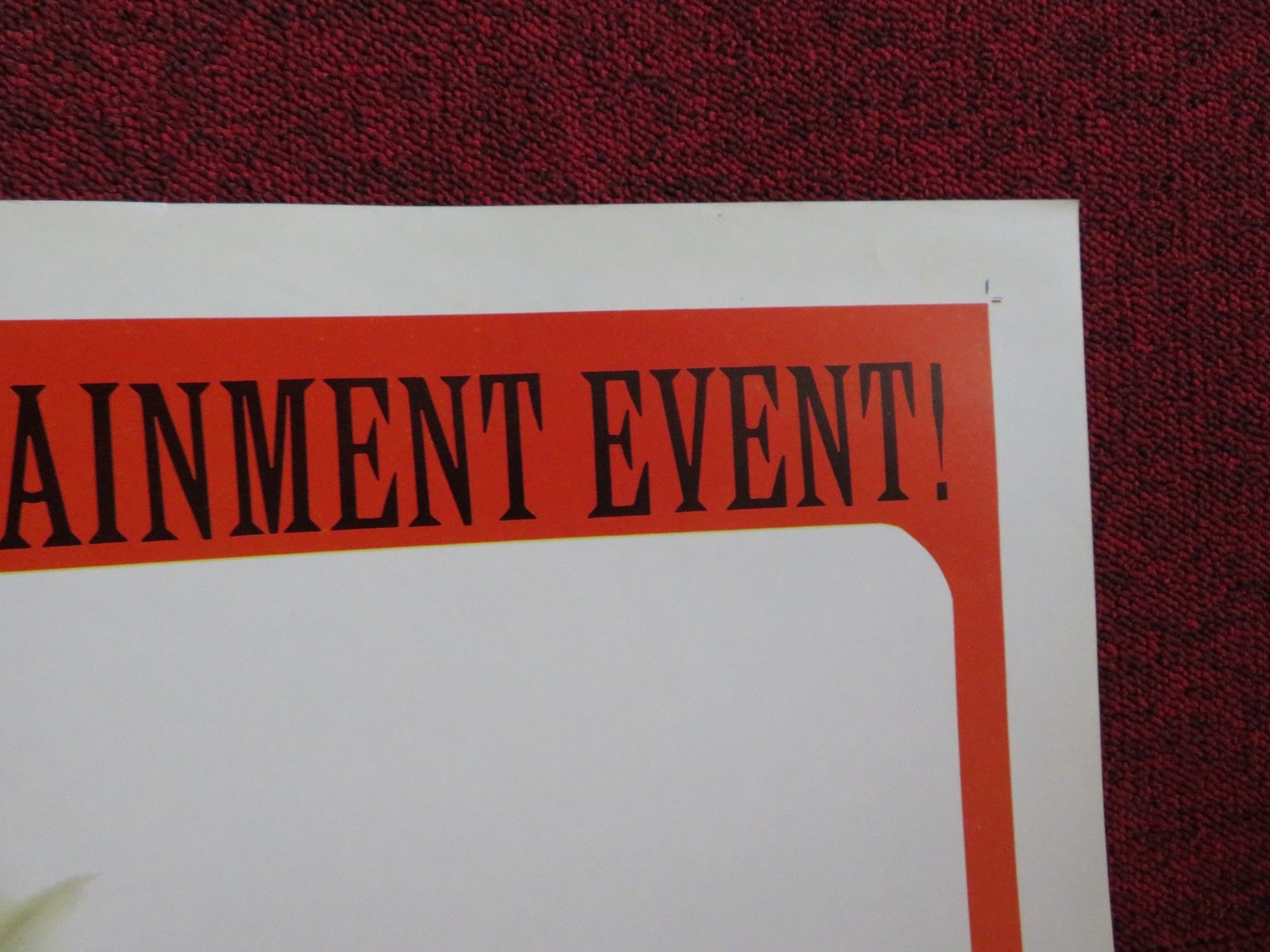 THE SLEEPING BEAUTY FOLDED US ONE SHEET POSTER LENINGRAD KIROV BALLET 1966 Rendezvous Cinema Movie posters