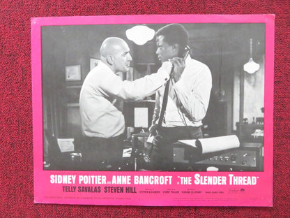 THE SLENDER THREAD US LOBBY CARD FULL SET SIDNEY POITIER ANNE BANCROFT 1965 Rendezvous Cinema Movie posters