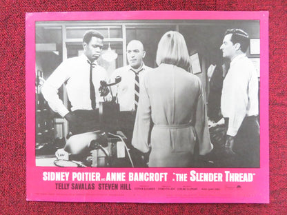 THE SLENDER THREAD US LOBBY CARD FULL SET SIDNEY POITIER ANNE BANCROFT 1965 Rendezvous Cinema Movie posters