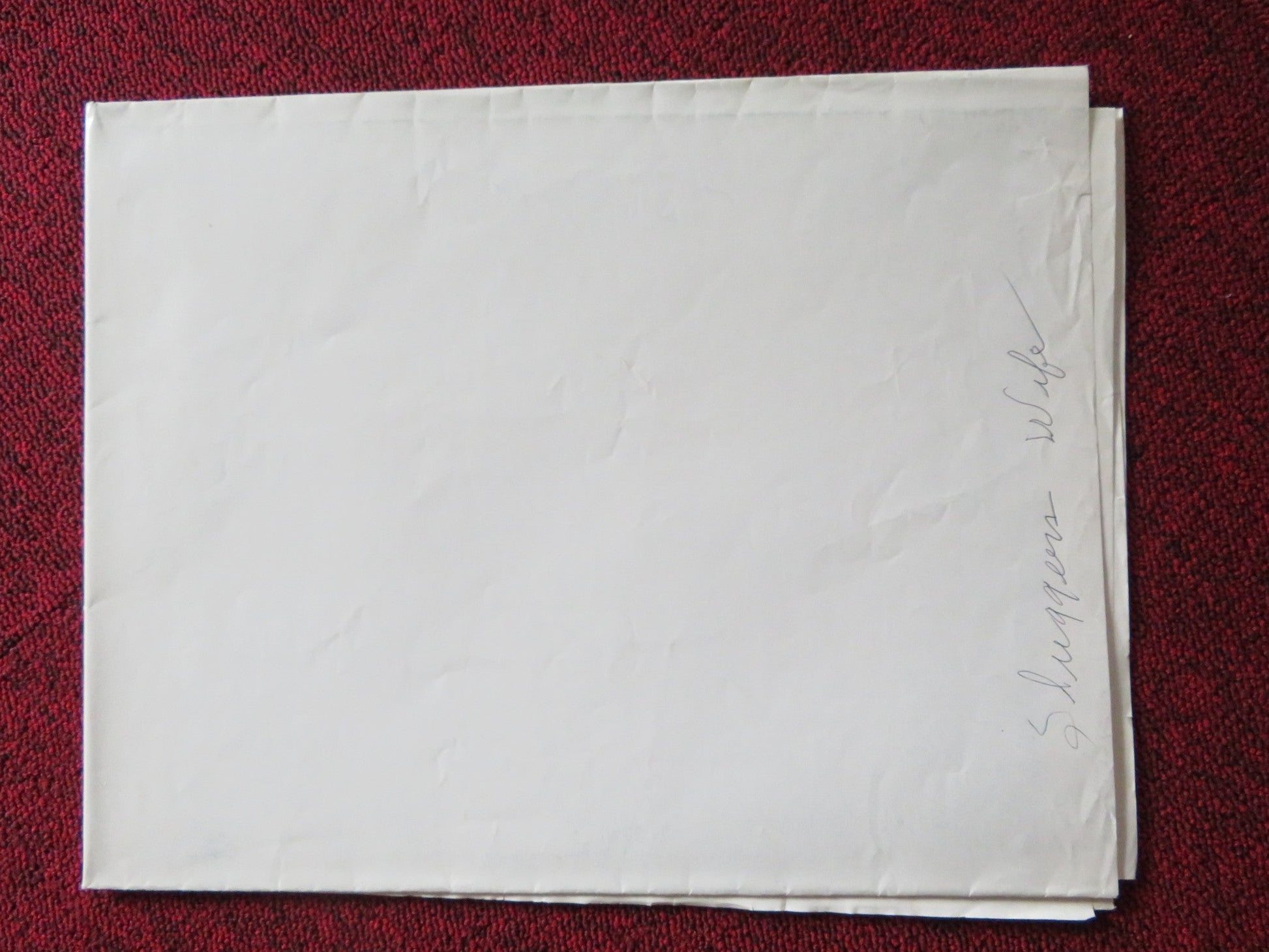 THE SLUGGER'S WIFE FOLDED US ONE SHEET POSTER REBECCA DE MORNAY M. O'KEEFE 1985 Rendezvous Cinema Movie posters