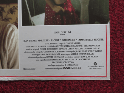 THE SMILE ITALIAN FOTOBUSTA POSTER JEAN-PIERRE MARIE RICHARD BOHRINGER 1995 - Rendezvous Cinema