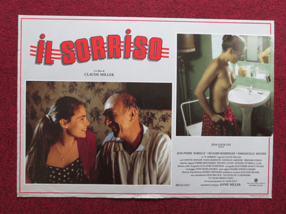 THE SMILE ITALIAN FOTOBUSTA POSTER JEAN-PIERRE MARIE RICHARD BOHRINGER 1995 - Rendezvous Cinema