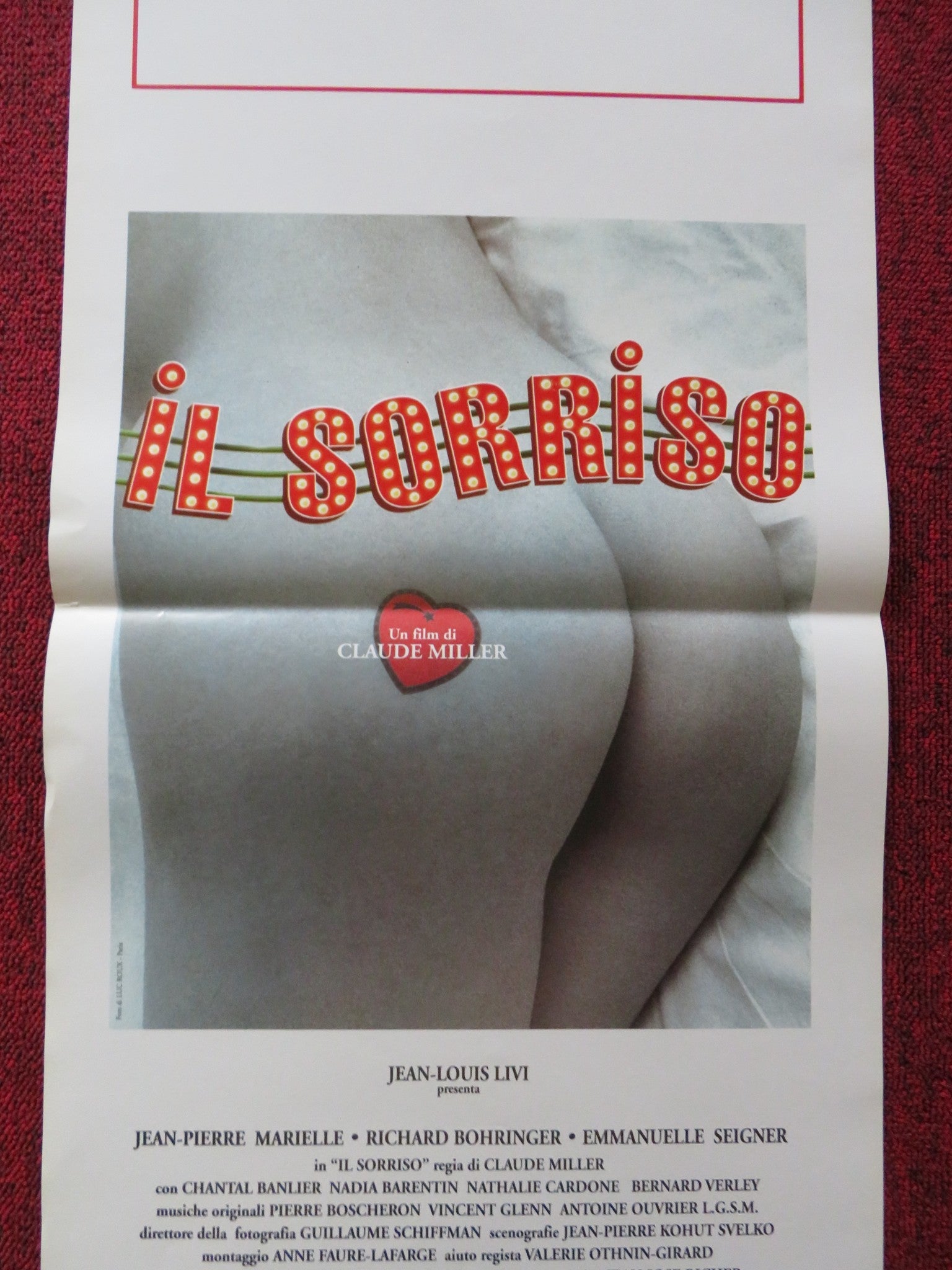 THE SMILE ITALIAN LOCANDINA POSTER JEAN - PIERRE MARIELLE RICHARD BOHRINGER 1995 Rendezvous Cinema Movie posters
