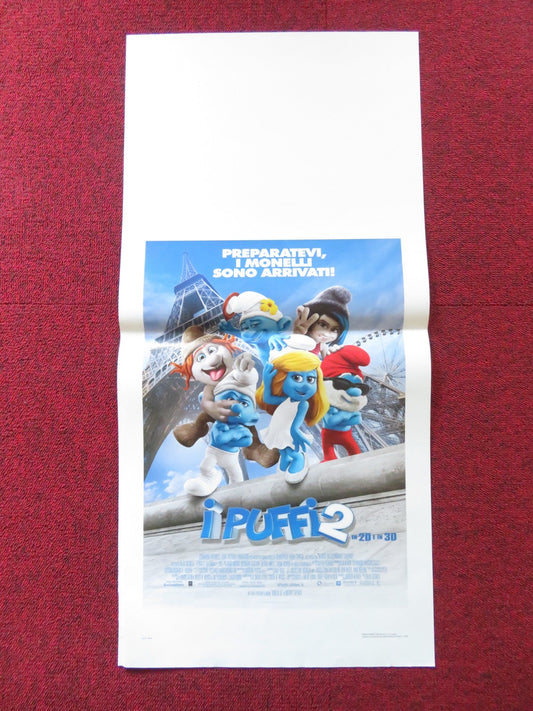 THE SMURFS 2 ITALIAN LOCANDINA POSTER HANK AZARIA NEIL PATRICK HARRIS 2013 Rendezvous Cinema Movie posters