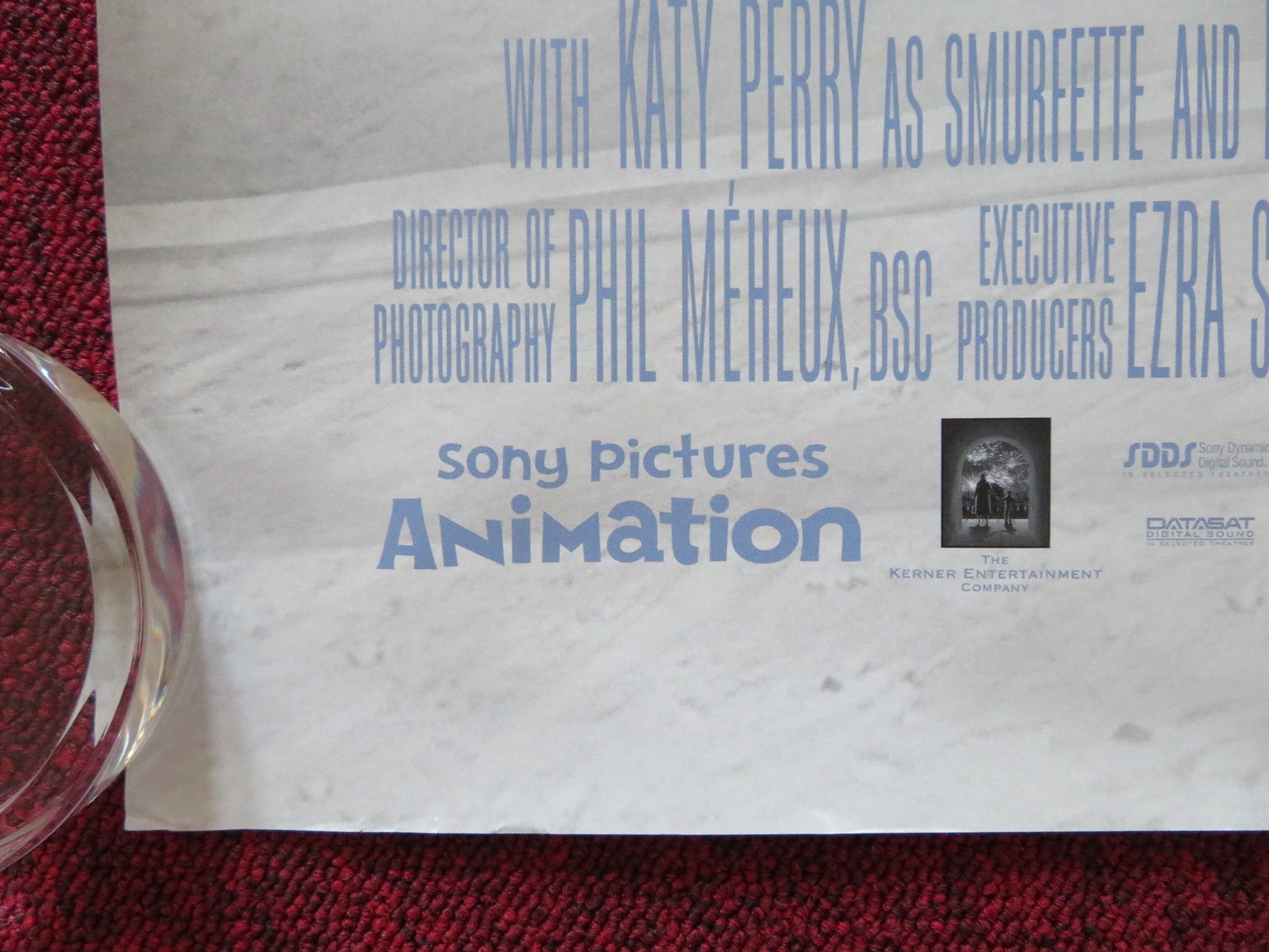THE SMURFS 2 UK QUAD (30"x 40") ROLLED POSTER HANK AZARIA 2013 Rendezvous Cinema Movie posters