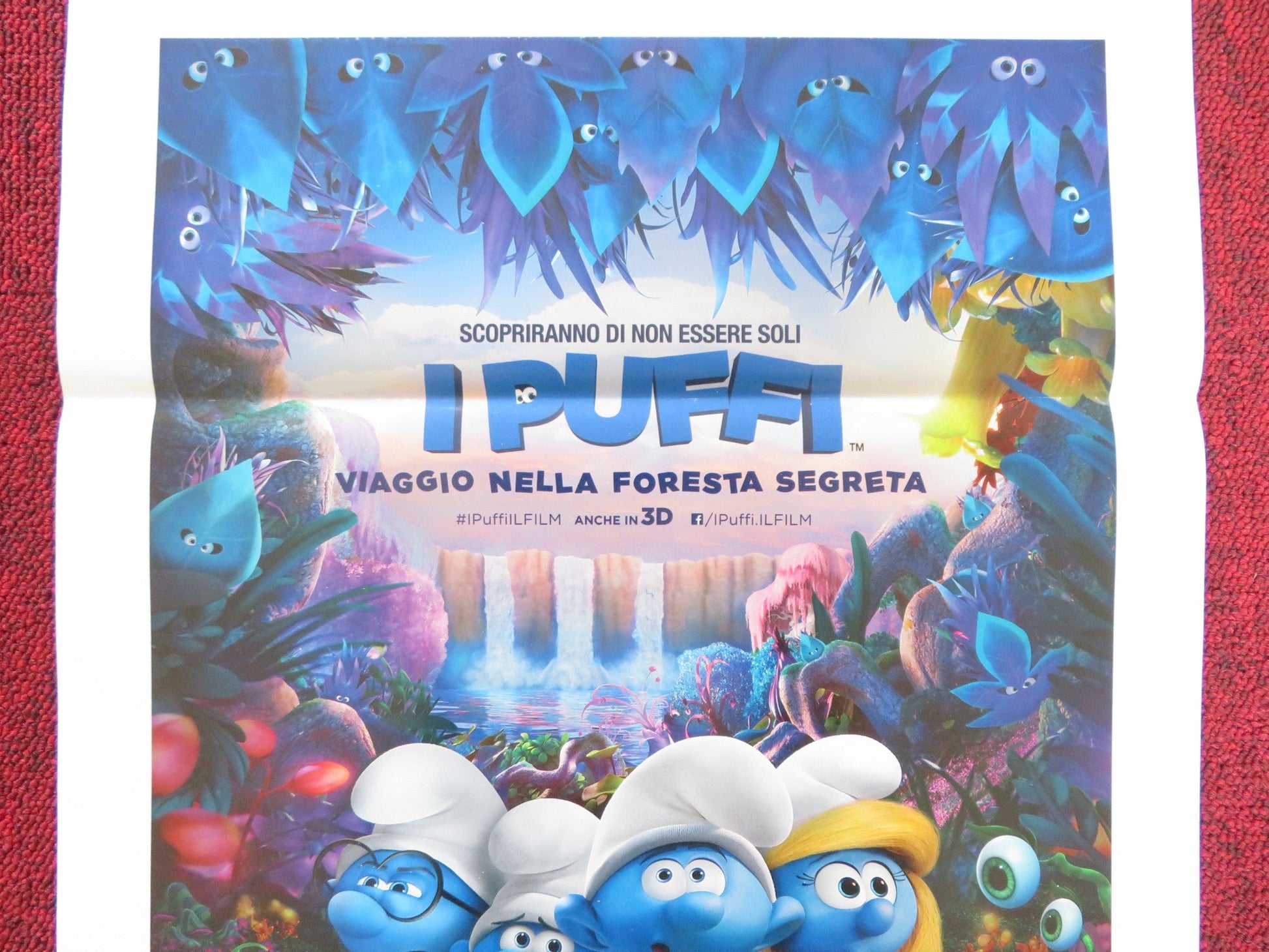 THE SMURFS: THE LOST VILLAGE ITALIAN LOCANDINA POSTER DEMI LOVATO 2017 Rendezvous Cinema Movie posters