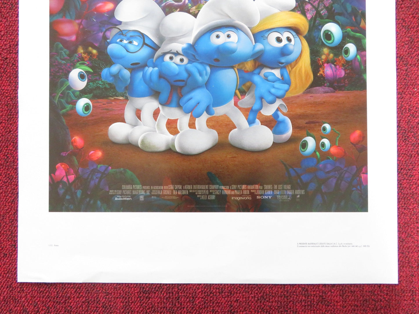 THE SMURFS: THE LOST VILLAGE ITALIAN LOCANDINA POSTER DEMI LOVATO 2017 Rendezvous Cinema Movie posters