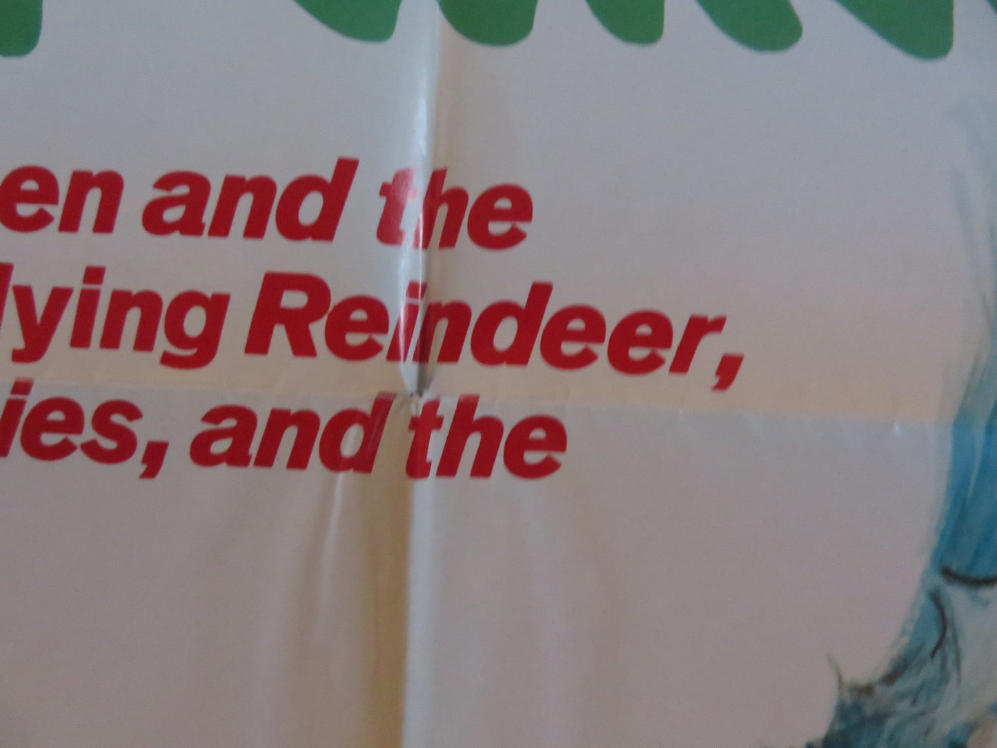 THE SNOW QUEEN FOLDED US ONE SHEET POSTER VALERI NIKITENKO ELENA PROKLOVA 1975 Rendezvous Cinema Movie posters