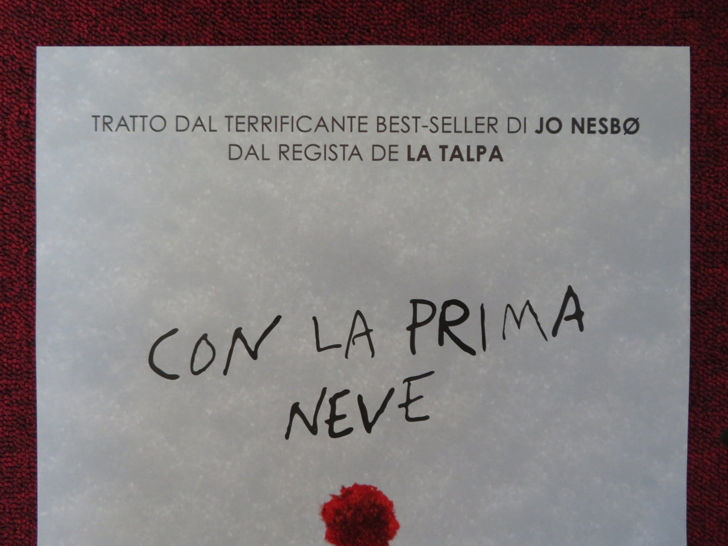 THE SNOWMAN ITALIAN LOCANDINA POSTER MICHAEL FASSBENDER REBECCA FERGUSON 2017 Rendezvous Cinema Movie posters