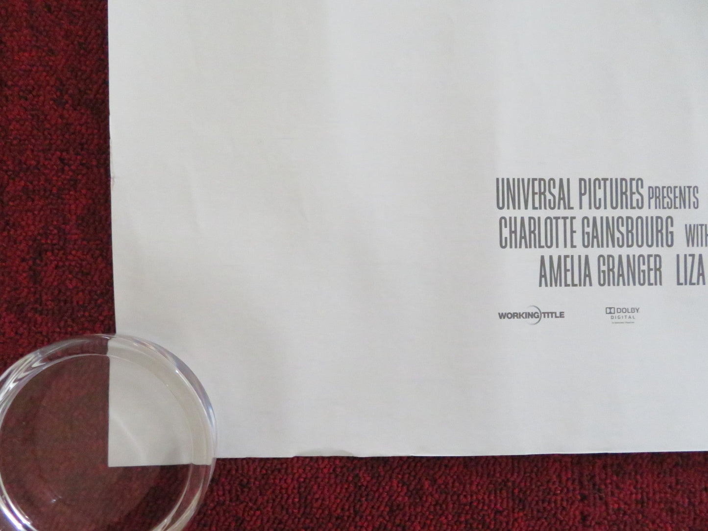 THE SNOWMAN UK QUAD (30"x 40") ROLLED POSTER MICHAEL FASSBENDER R. FERGUSON 2017 Rendezvous Cinema Movie posters