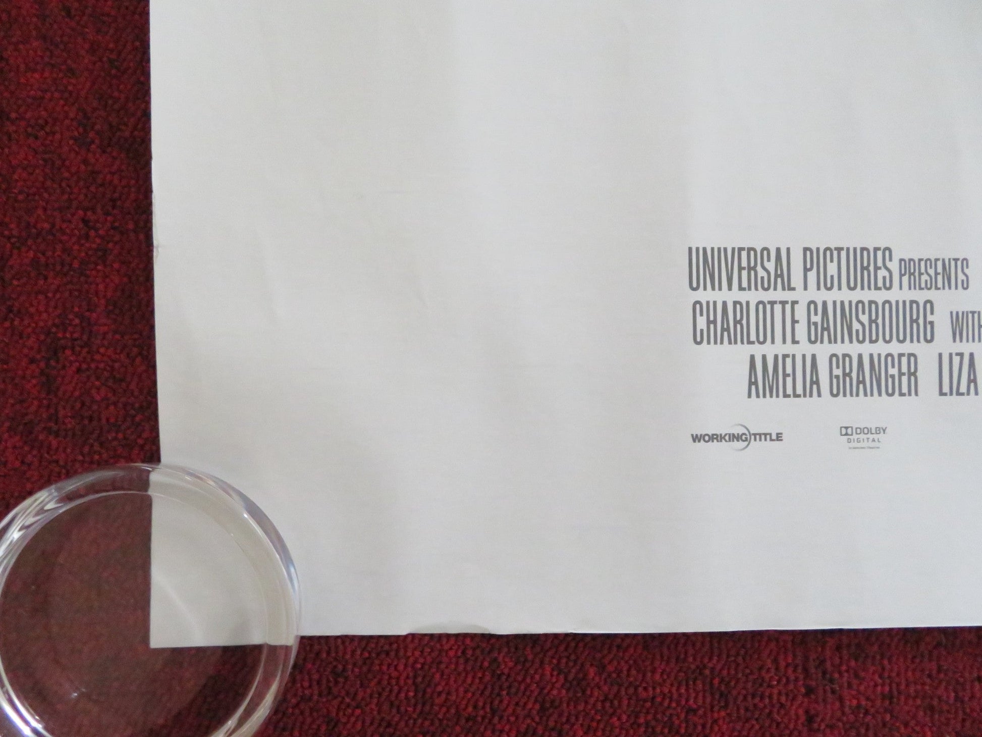 THE SNOWMAN UK QUAD (30"x 40") ROLLED POSTER MICHAEL FASSBENDER R. FERGUSON 2017 Rendezvous Cinema Movie posters