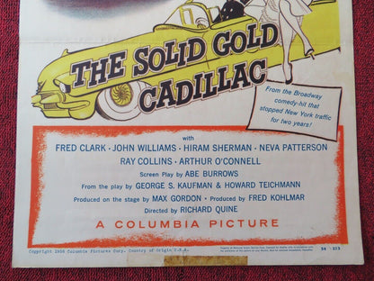 THE SOLID GOLD CADILLAC US INSERT (14"x 36") POSTER JUDY HOLLIDAY 1956 Movie posters