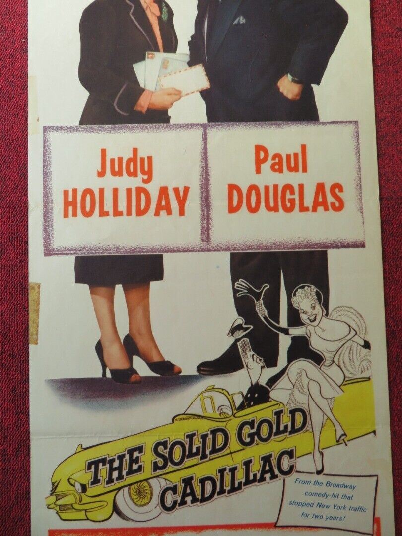 THE SOLID GOLD CADILLAC US INSERT (14"x 36") POSTER JUDY HOLLIDAY 1956 Movie posters