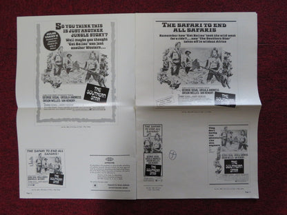 THE SOUTHERN STAR - PRESSBOOK CUT COLUMBIA GEORGE SEGAL URSULA ANDRESS 1969 Rendezvous Cinema Movie posters