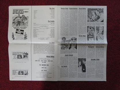 THE SOUTHERN STAR - PRESSBOOK CUT COLUMBIA GEORGE SEGAL URSULA ANDRESS 1969 Rendezvous Cinema Movie posters