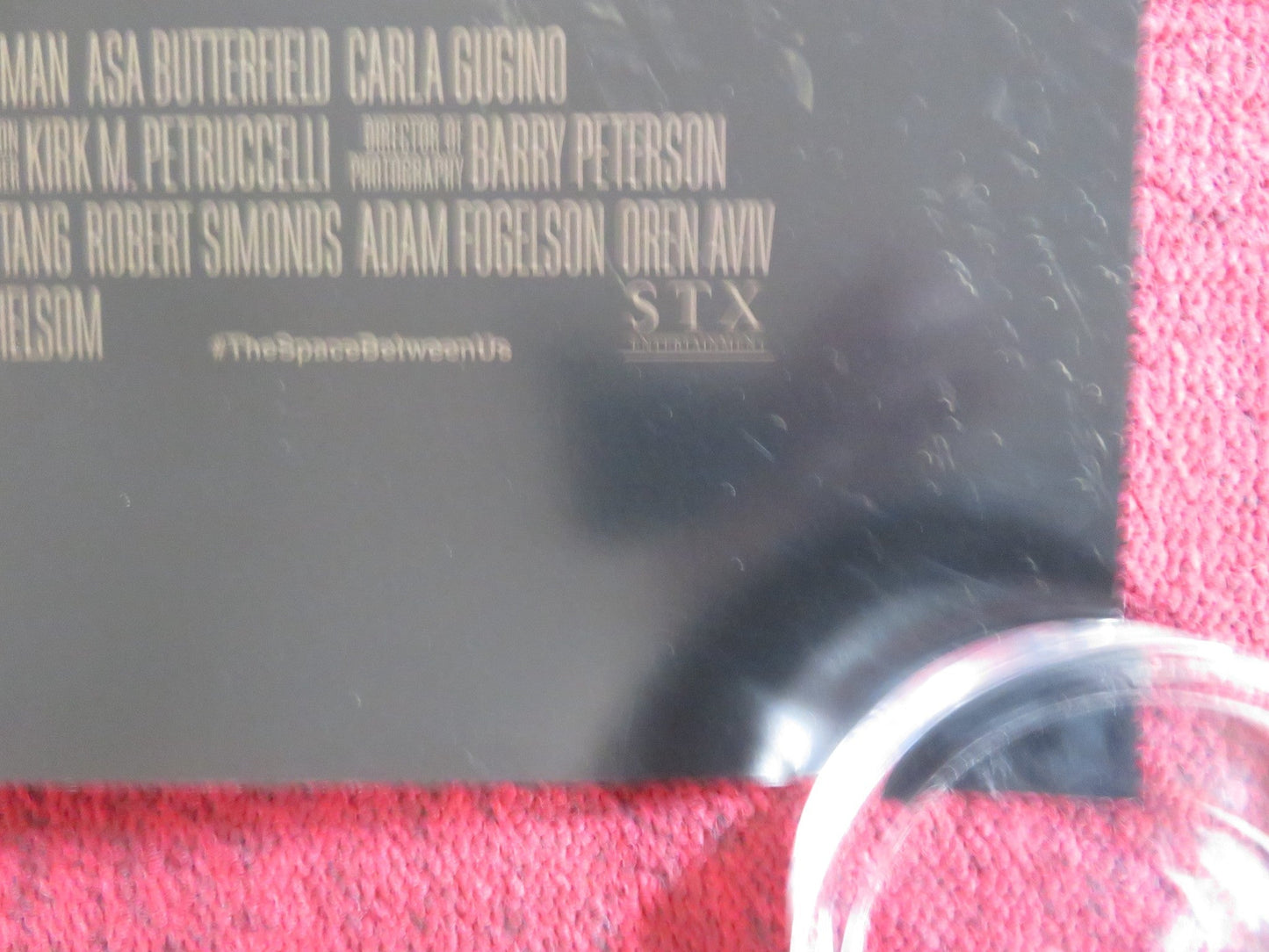 THE SPACE BETWEEN US US ONE SHEET ROLLED POSTER GARY OLDMAN ASA BUTTERFIELD 2017 Rendezvous Cinema Movie posters