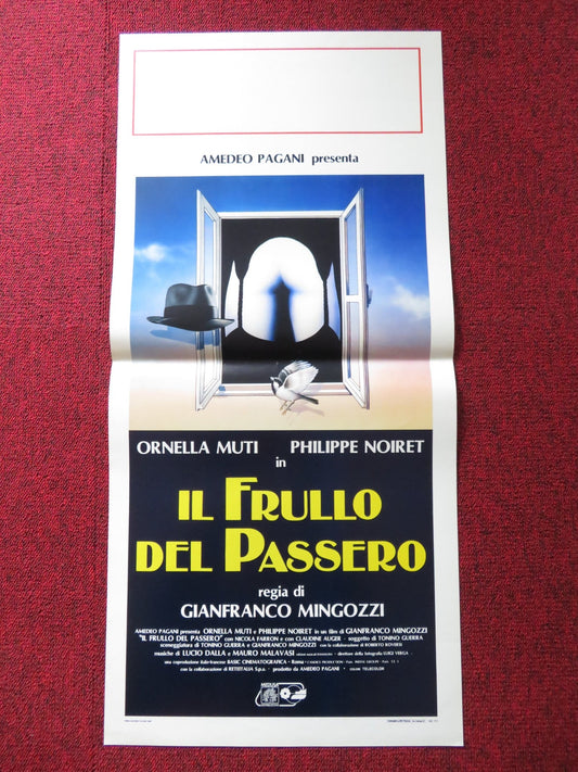 THE SPARROW'S FLUTTERING ITALIAN LOCANDINA POSTER ORNELLA MUTI P. NOIRET 1988 Rendezvous Cinema Movie posters