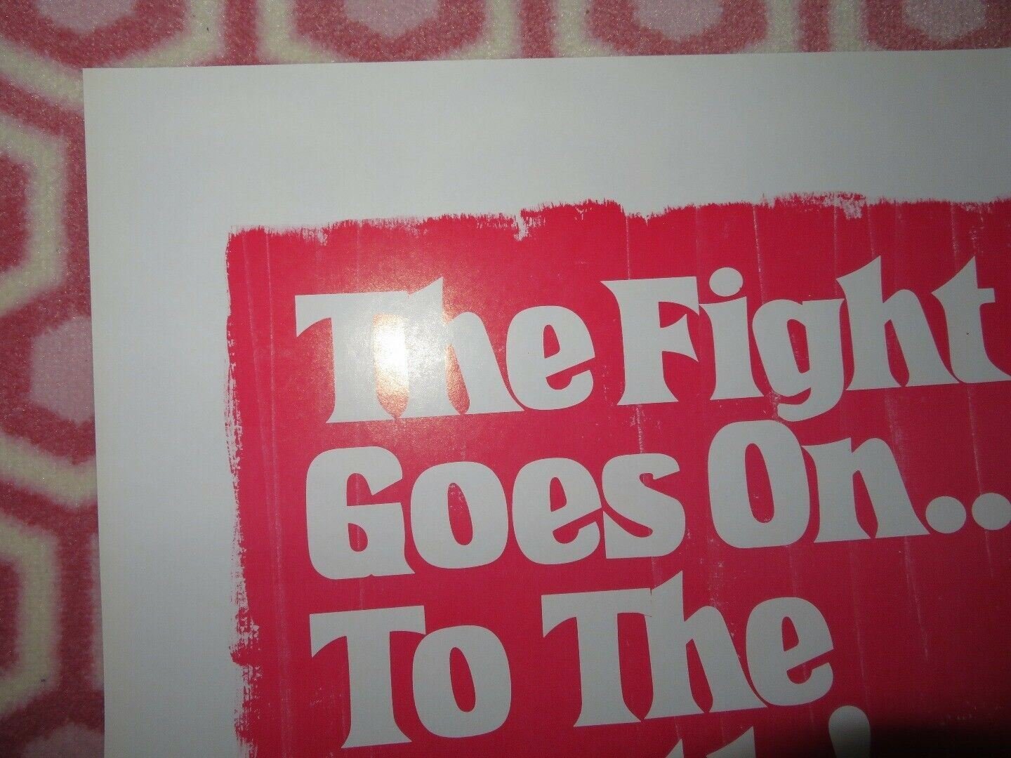 THE SPEARMAN OF DEATH/ The Flag of Iron KUNG FU US ONE SHEET POSTER KUO CHUE '84 - Rendezvous Cinema