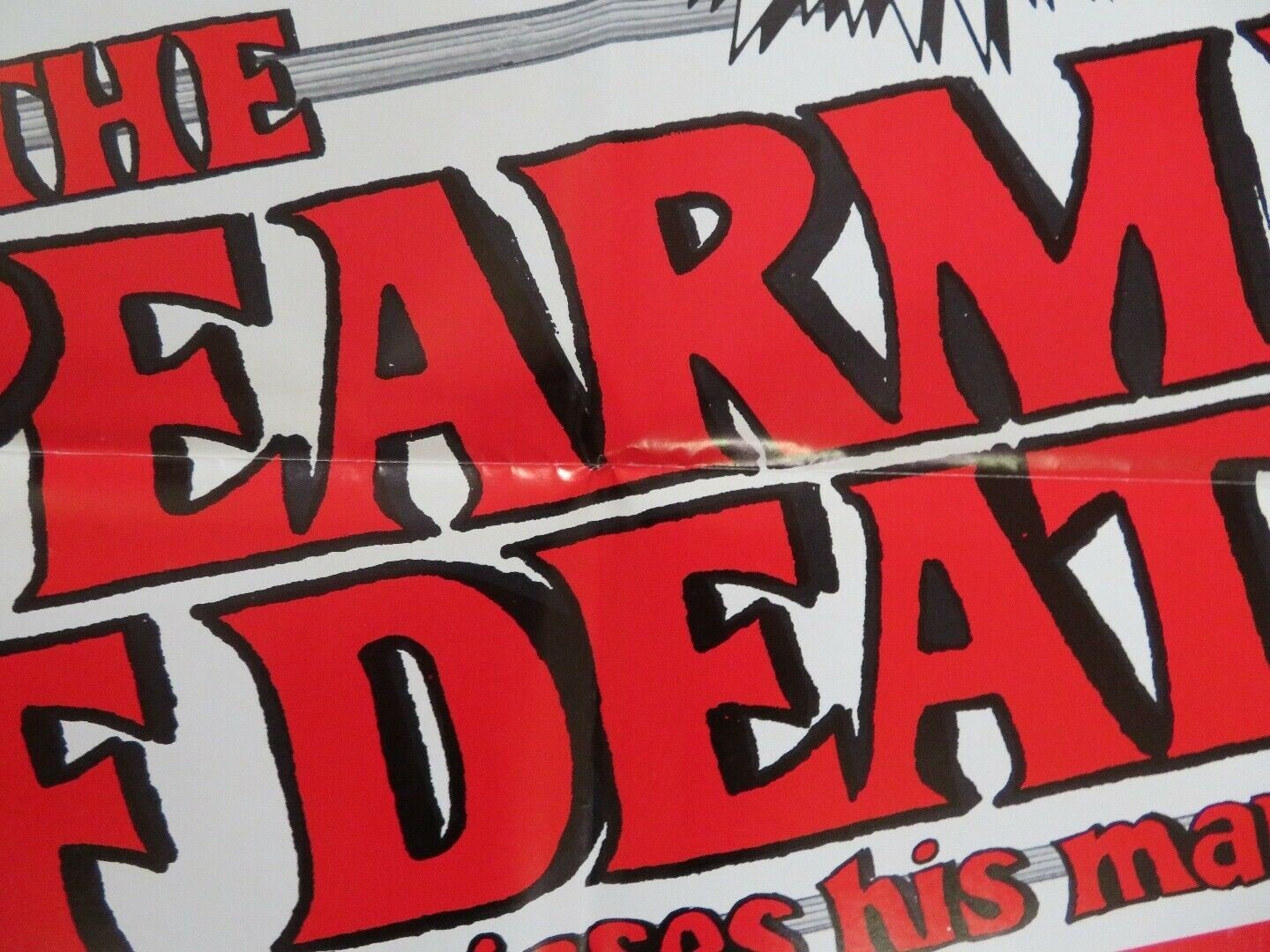 THE SPEARMAN OF DEATH/ The Flag of Iron KUNG FU US ONE SHEET POSTER KUO CHUE '84 - Rendezvous Cinema