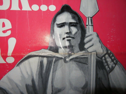 THE SPEARMAN OF DEATH/ The Flag of Iron KUNG FU US ONE SHEET POSTER KUO CHUE '84 - Rendezvous Cinema