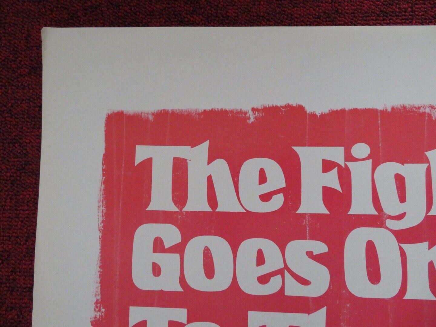 THE SPEARMAN OF DEATH/THE FLAG OF IRON KUNG FU US ONE SHEET ROLLED POSTER '80 Movie posters