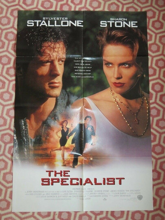 THE SPECIALIST FOLDED US ONE SHEET POSTER STALLON SHARON STONE 1994 Movie posters