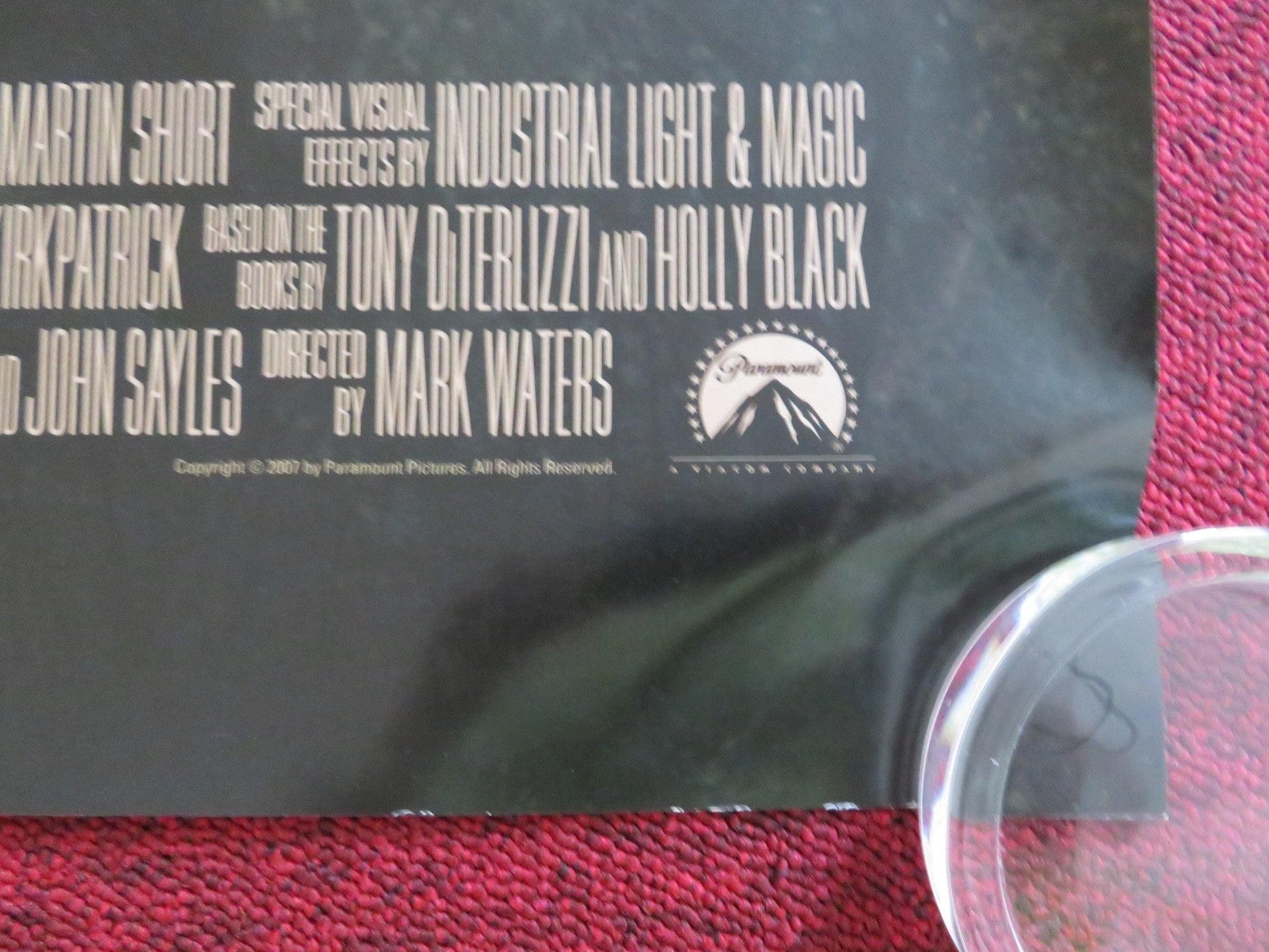 THE SPIDERWICK CHRONICLES UK QUAD (30"x 40") ROLLED POSTER FREDDIE HIGHMORE 2008 Rendezvous Cinema Movie posters