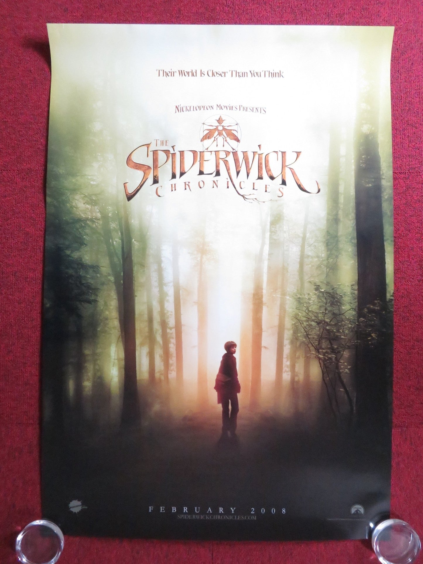 THE SPIDERWICK CHRONICLES US ONE SHEET ROLLED POSTER FREDDIE HIGHMORE 2008 Rendezvous Cinema Movie posters