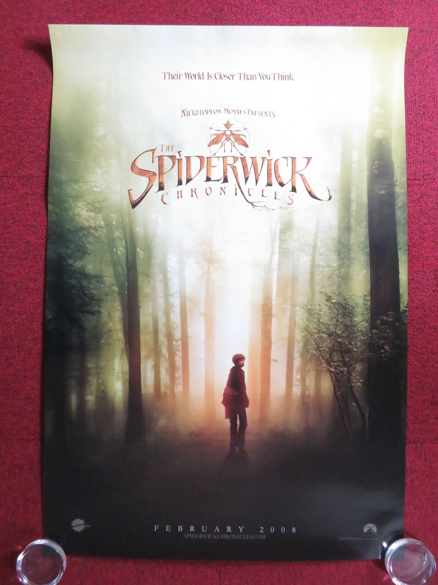 THE SPIDERWICK CHRONICLES US ONE SHEET ROLLED POSTER FREDDIE HIGHMORE 2008 Rendezvous Cinema Movie posters