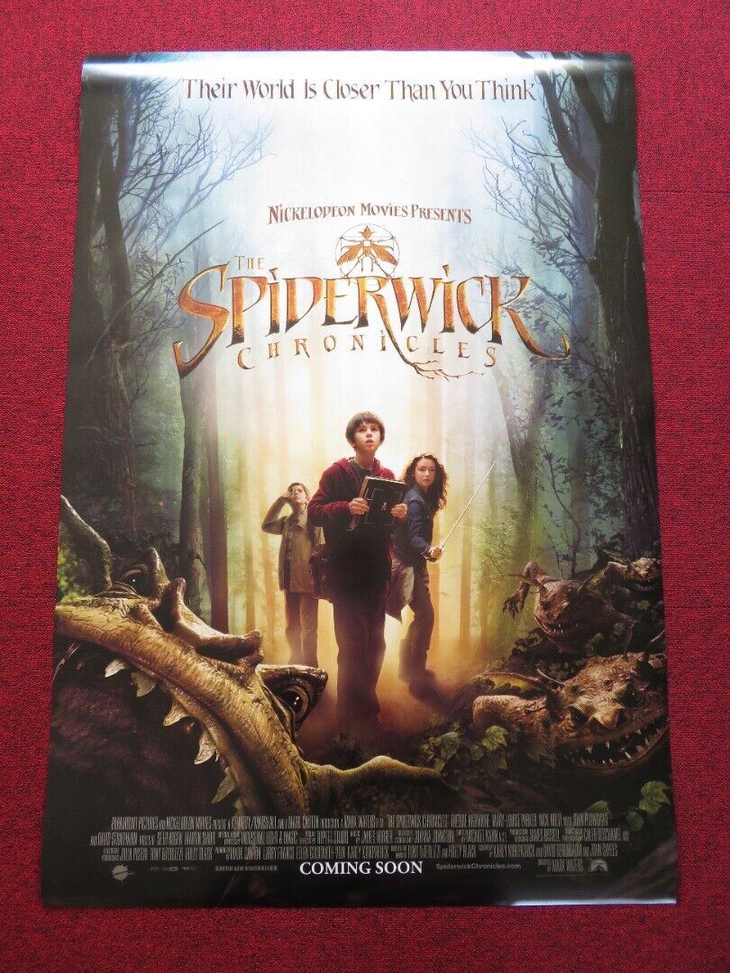 THE SPIDERWICK CHRONICLES US ONE SHEET ROLLED POSTER FREDDIE HIGHMORE 2008 Movie posters