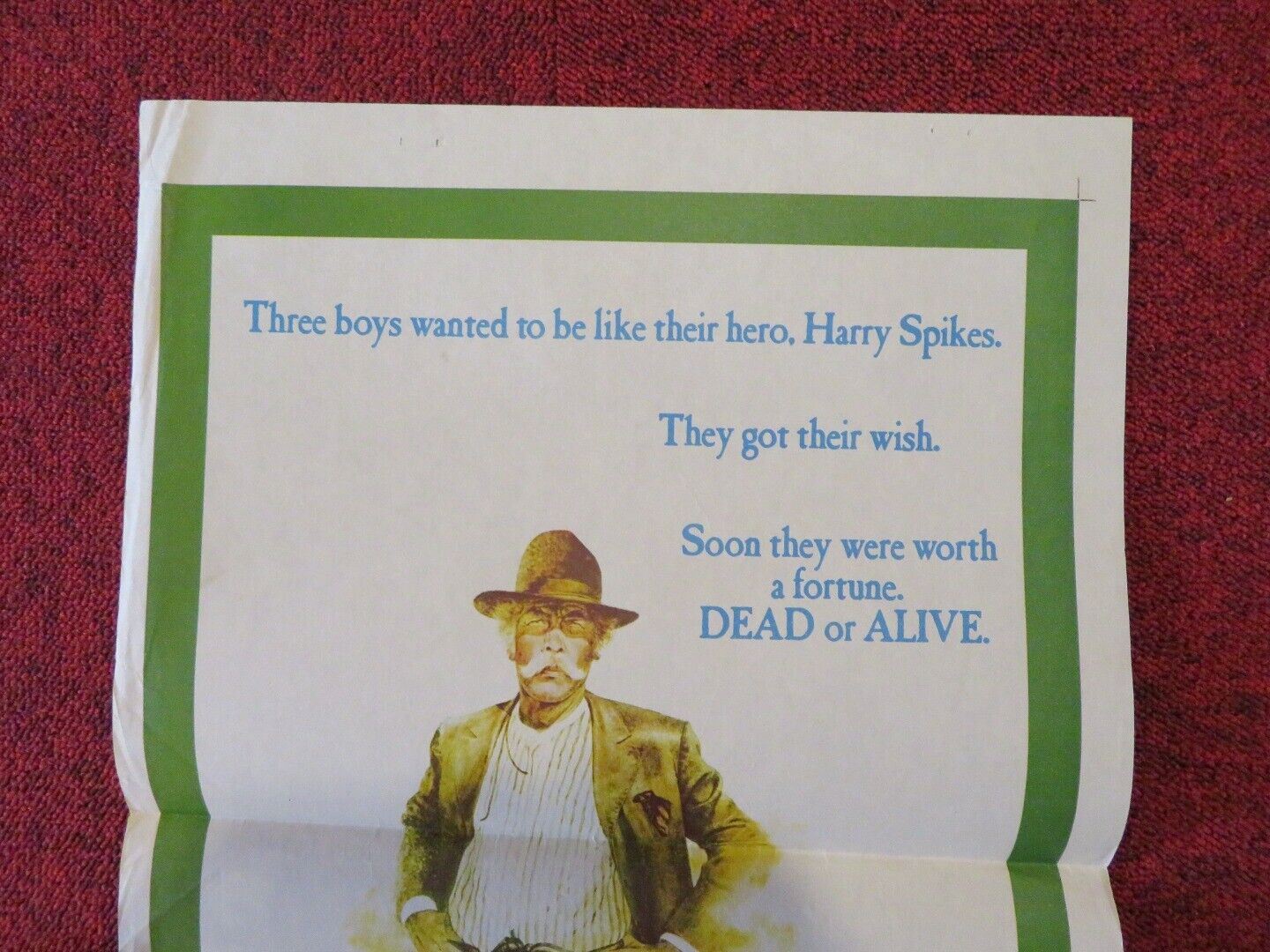 THE SPIKES GANG FOLDED AUSTRALIAN DAYBILL POSTER LEE MARVIN RON HOWARD 1974 Movie posters