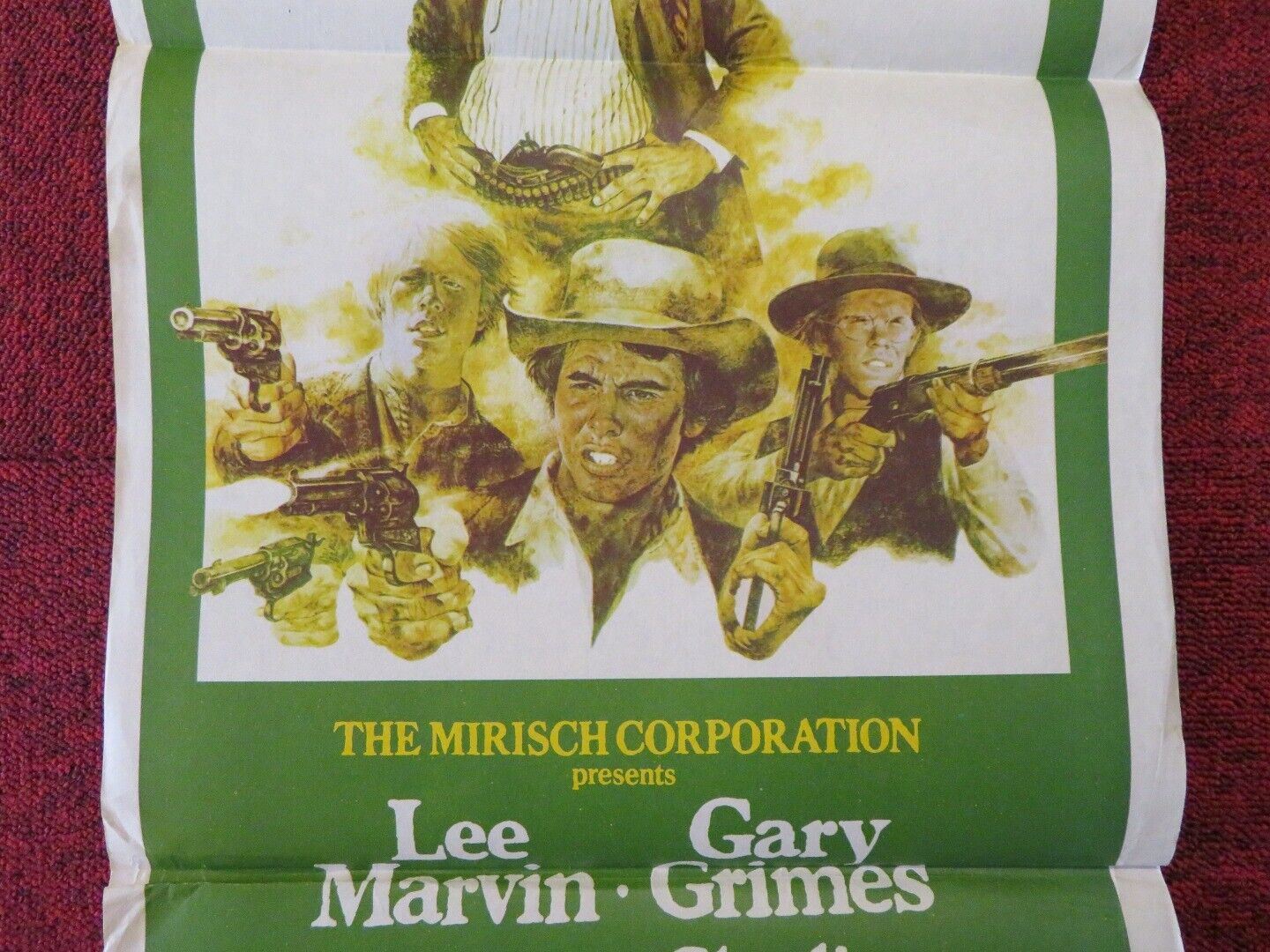 THE SPIKES GANG FOLDED AUSTRALIAN DAYBILL POSTER LEE MARVIN RON HOWARD 1974 Movie posters