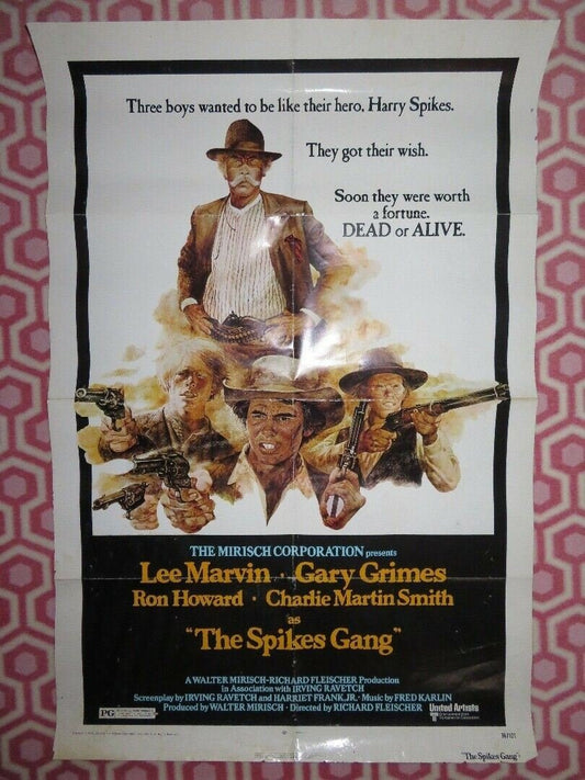 THE SPIKES GANG US ONE SHEET POSTER LEE MARVIN GARY GRIMES 1974 Movie posters