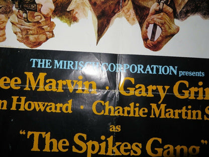 THE SPIKES GANG US ONE SHEET POSTER LEE MARVIN GARY GRIMES 1974 Movie posters
