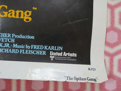 THE SPIKES GANG US ONE SHEET POSTER LEE MARVIN GARY GRIMES 1974 Movie posters