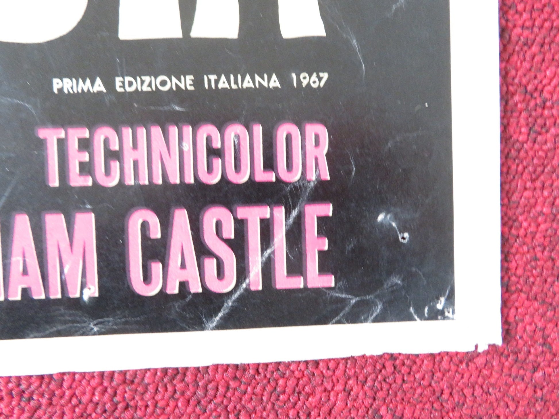 THE SPIRIT IS WILLING - D ITALIAN FOTOBUSTA POSTER SID CAESER VERA MILES 1967 Rendezvous Cinema Movie posters