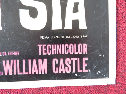 THE SPIRIT IS WILLING - F ITALIAN FOTOBUSTA POSTER SID CAESER VERA MILES 1967 Rendezvous Cinema Movie posters