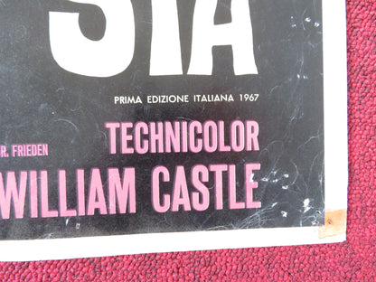 THE SPIRIT IS WILLING - G ITALIAN FOTOBUSTA POSTER SID CAESER VERA MILES 1967 Rendezvous Cinema Movie posters