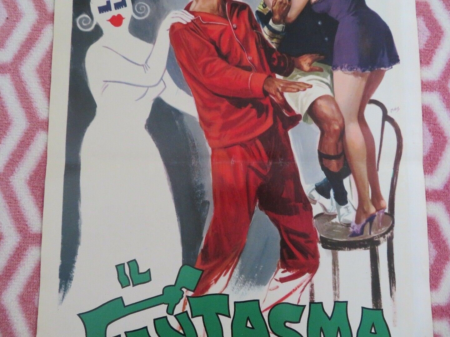 The Spirit Is Willing ITALIAN (28"x13") POSTER W.CASTLE 1967 Movie posters