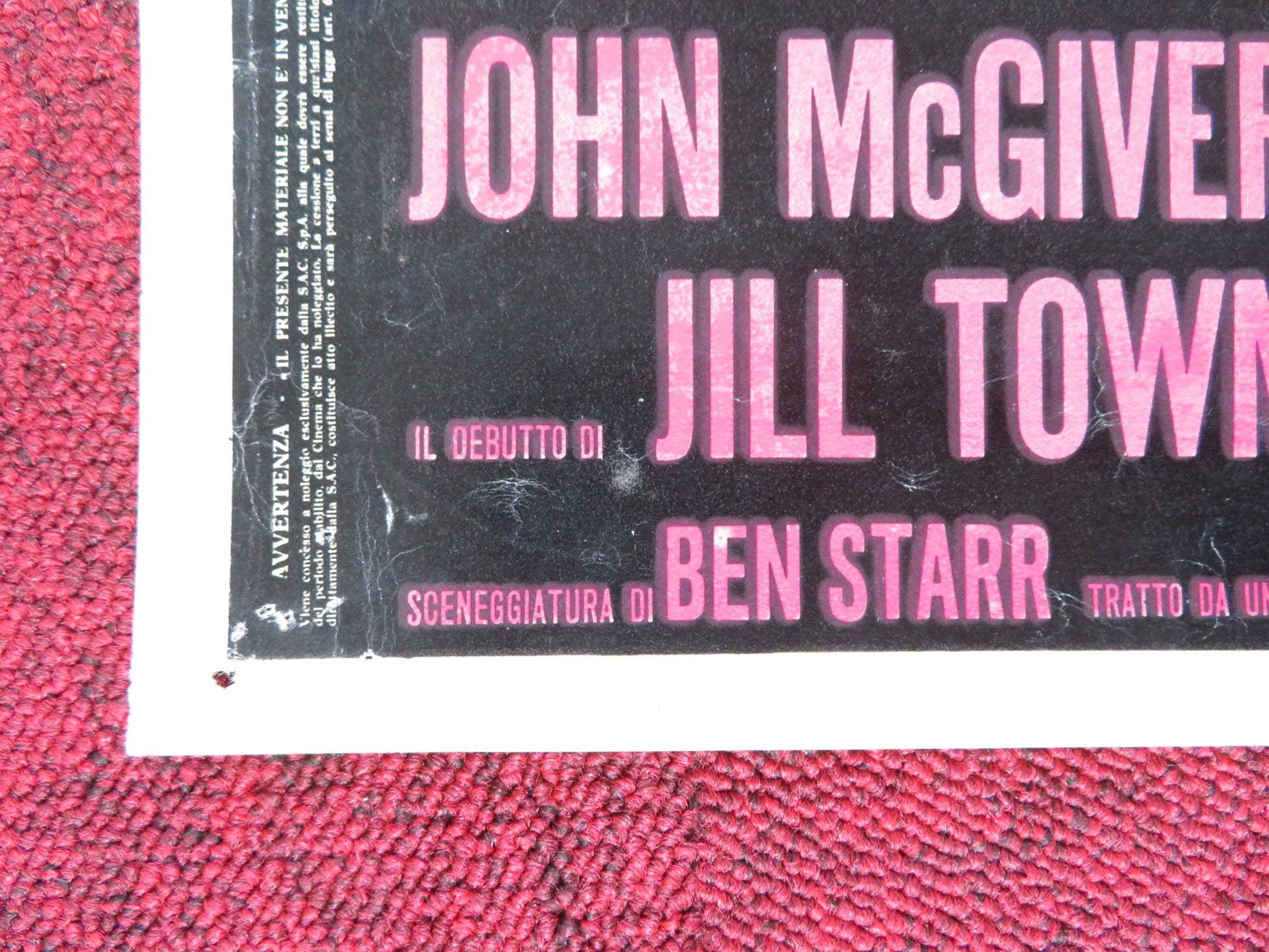 THE SPIRIT IS WILLING - J ITALIAN FOTOBUSTA POSTER SID CAESER VERA MILES 1967 Rendezvous Cinema Movie posters